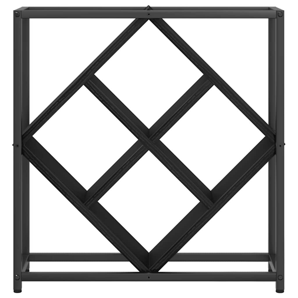 Vinfad Sort eg 51 x 18 x 52,5 cm Konstrueret træ