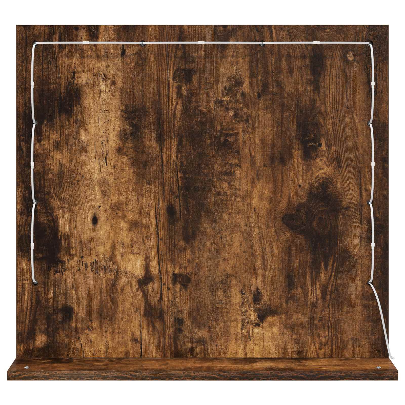 Vaskeskab Spejl Rektangulær med spejl Røget eg 60 x 55 x 18 cm