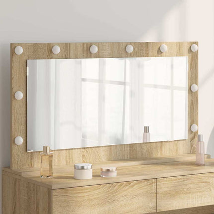 Vaskeskab Spejl Sonoma eg 100 x 55 x 18 cm Rektangulær