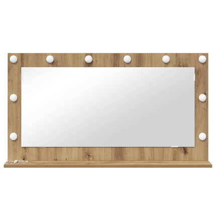 Vaskeskab Spejl Artisan Egetræ 100 x 55 x 18 cm Rektangulær