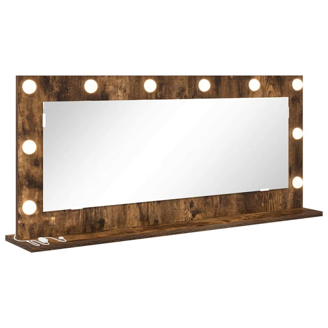 Vaskeskab Spejl Røget eg 100 x 45 x 18 cm Rektangulær