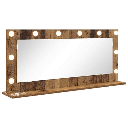 Vaskeskab Spejl Gammelt træ 100 x 45 x 18 cm Rektangulær