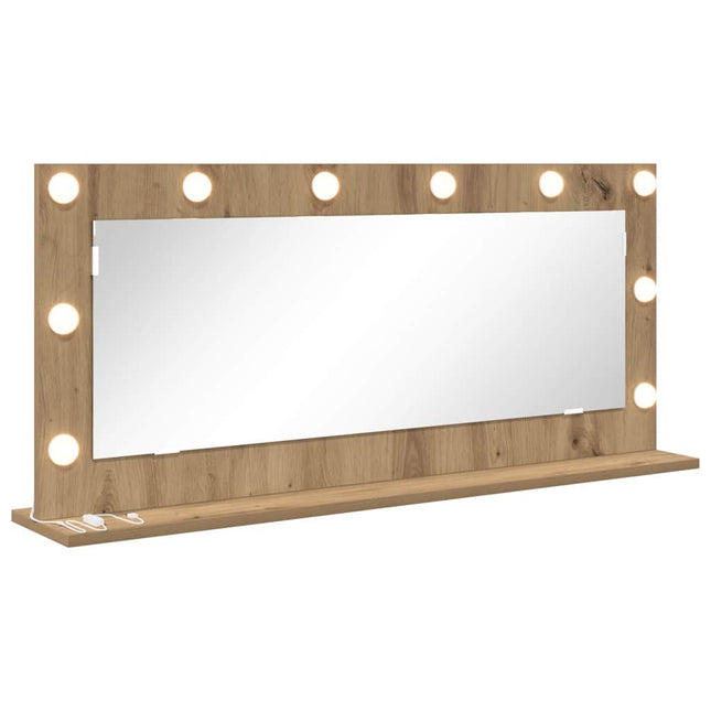 Vaskeskab Spejl Artisan Egetræ 100 x 45 x 18 cm Rektangulær
