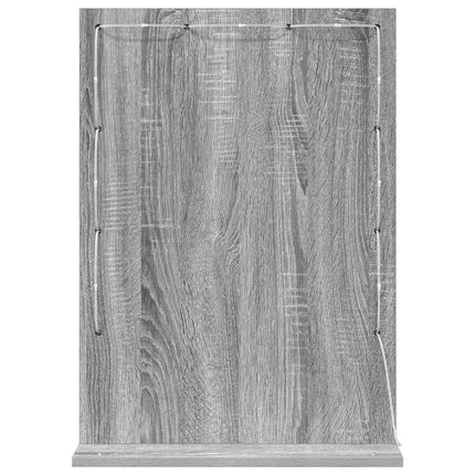 Vaskeskab Spejl Grå Sonoma 70 x 50 x 18 cm Rektangulær