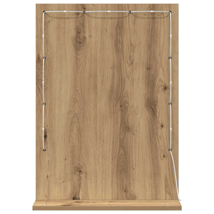 Vaskeskab Spejl Artisan Egetræ 70 x 50 x 18 cm Rektangulær