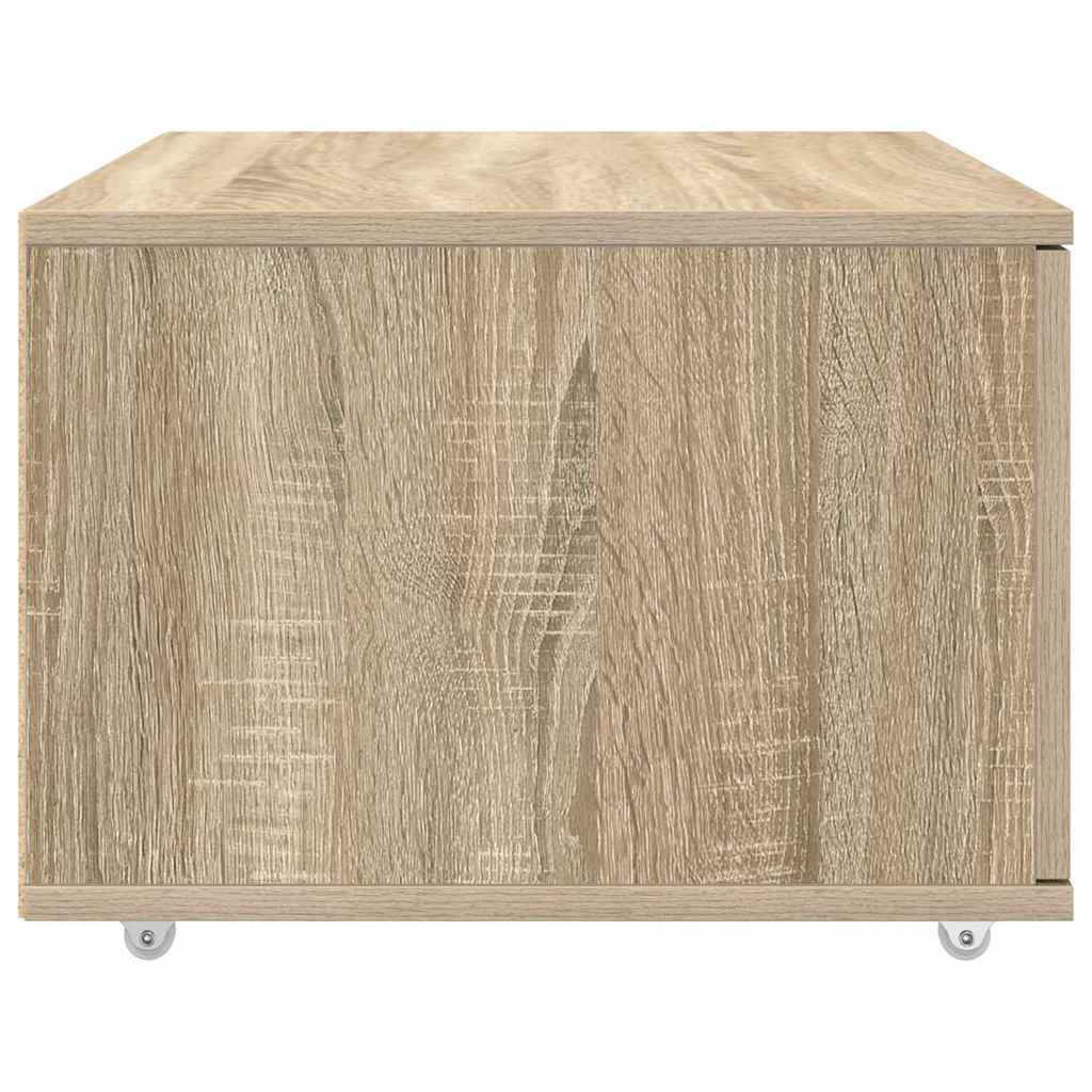 Skuffeskab med hjul Sonoma eg 55 x 45 x 31 cm