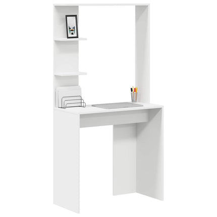 Bord Hvid Konstrueret træ 78,5 x 37 x 154,5 cm