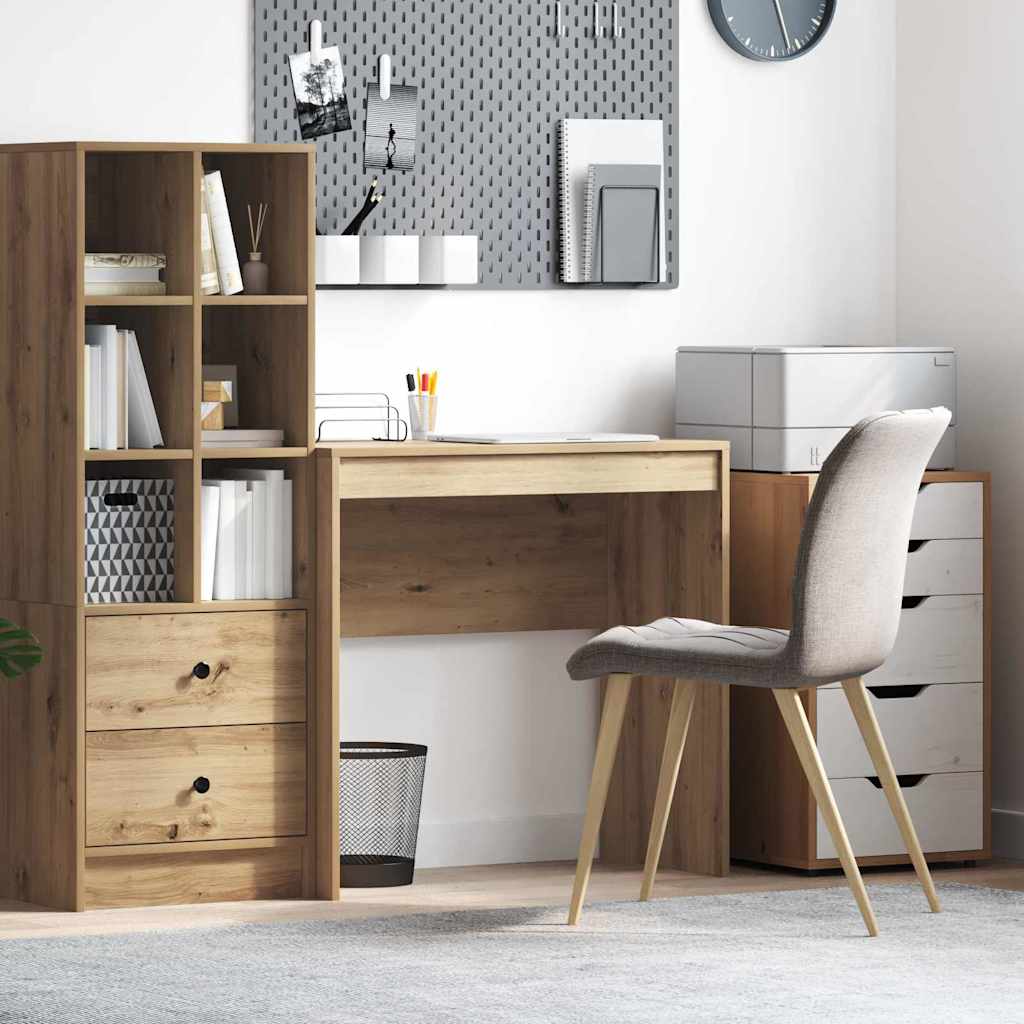 Skrivebord Artisan egetræ Konstrueret træ 80 x 40 x 76 cm