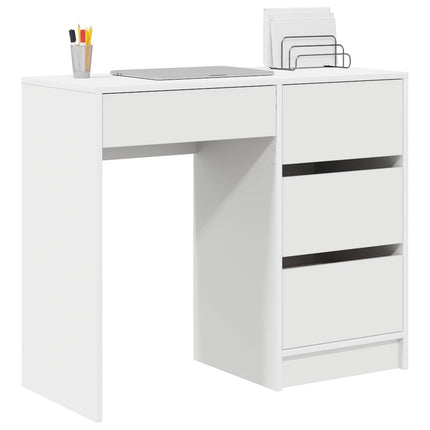 Bord Hvid Konstrueret træ 90 x 37.5 x 75 cm