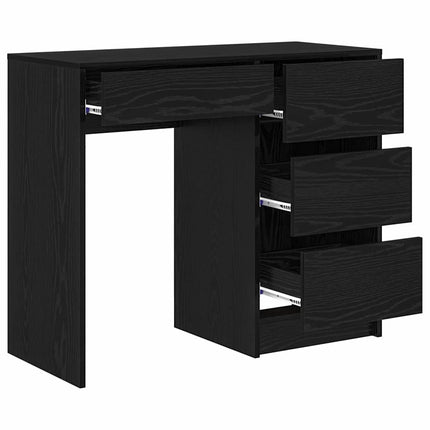 Bord Sort eg Konstrueret træ 90 x 37.5 x 75 cm