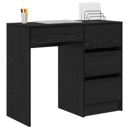 Bord Sort eg Konstrueret træ 90 x 37.5 x 75 cm