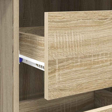 Bord Sonoma eg Konstrueret træ 90 x 37.5 x 75 cm