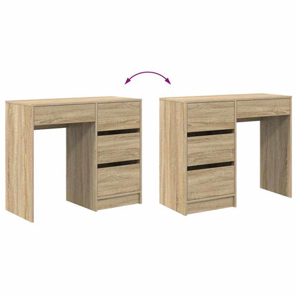 Bord Sonoma eg Konstrueret træ 90 x 37.5 x 75 cm