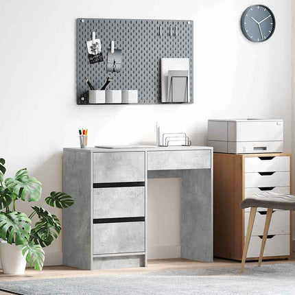 Bord Beton Grå Konstrueret træ 90 x 37.5 x 75 cm