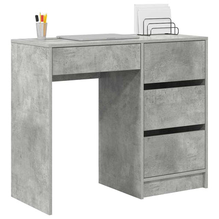 Bord Beton Grå Konstrueret træ 90 x 37.5 x 75 cm