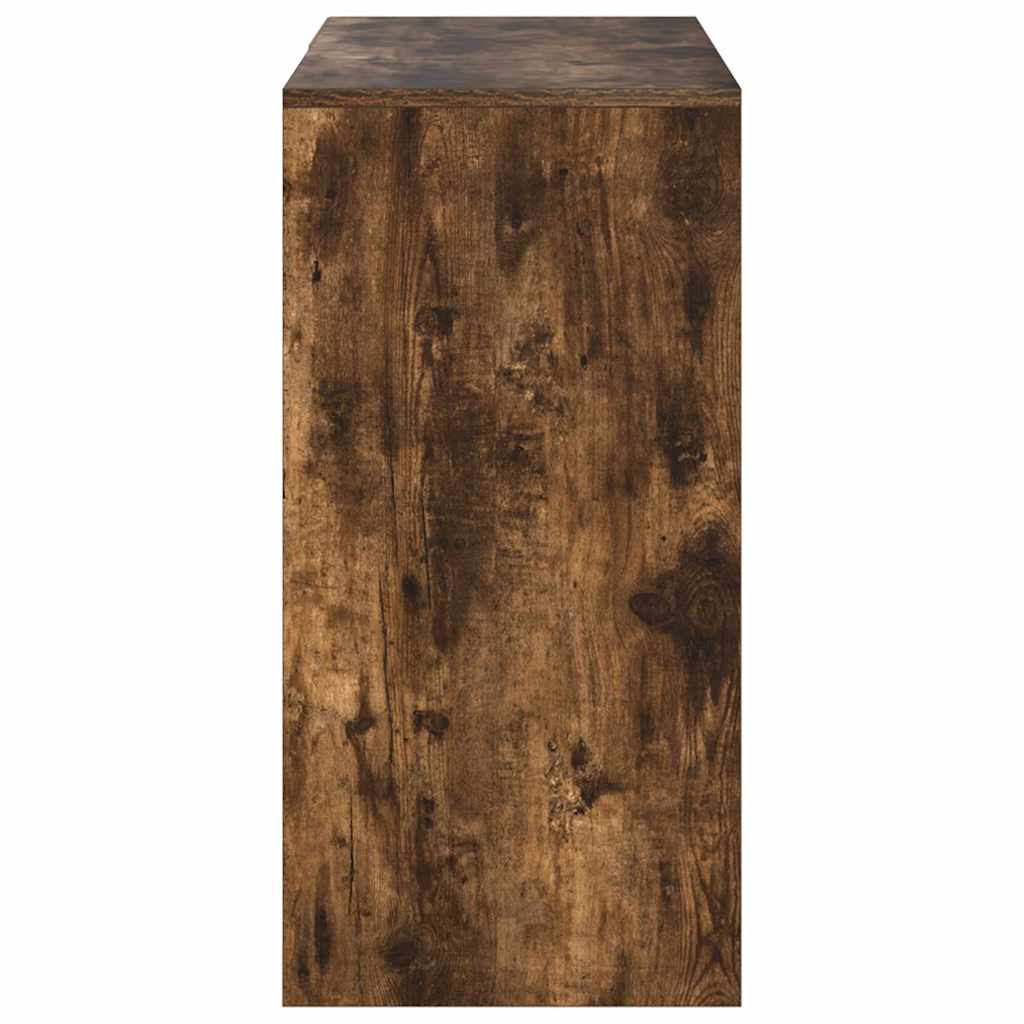 Bord med skuffe Røget eg 90 x 37.5 x 75 cm Konstrueret træ