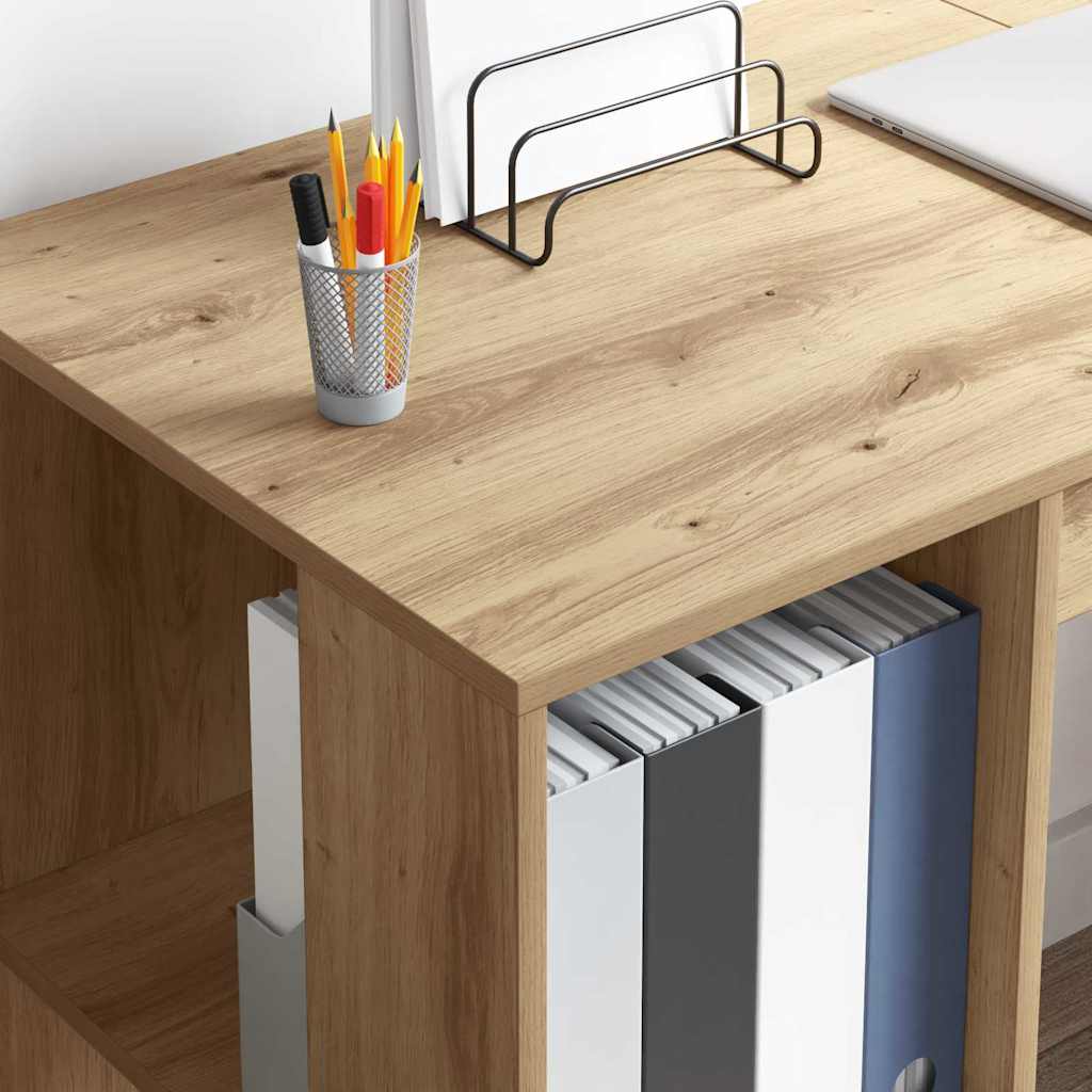 Bord Artisan Egetræ 130 x 50,5 x 75 cm Konstrueret træ