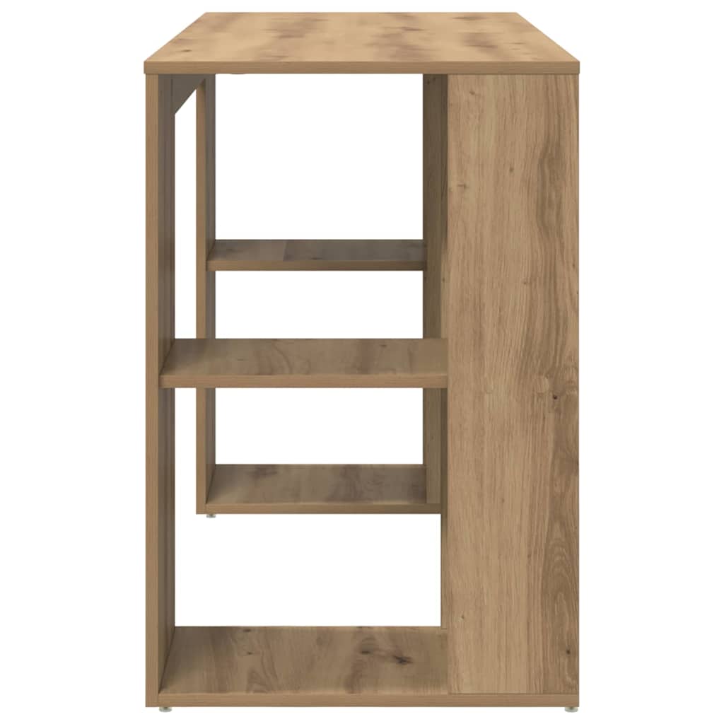 Bord Artisan Egetræ 130 x 50,5 x 75 cm Konstrueret træ