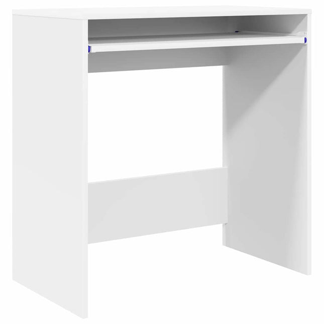Bord med skuffe Hvid 77,5 x 43 x 79 cm Konstrueret træ