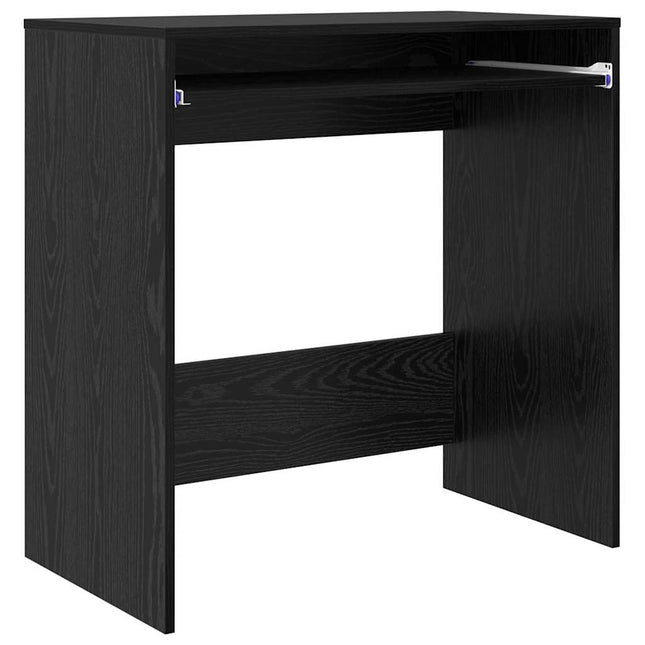 Bord med skuffe Sort eg 77,5 x 43 x 79 cm Konstrueret træ