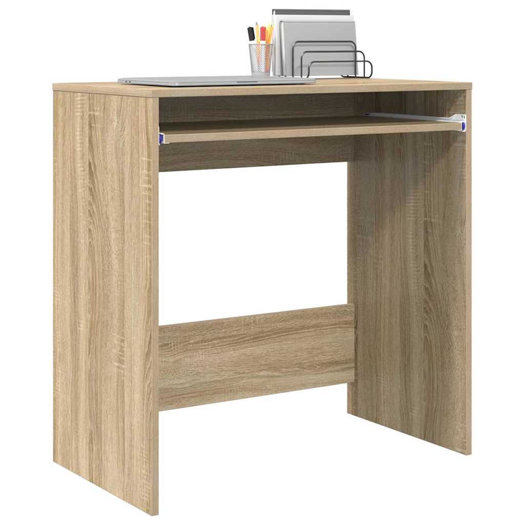 Bord med skuffe Sonoma eg 77,5 x 43 x 79 cm Konstrueret træ billede