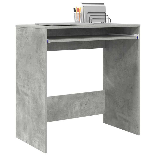 Bord med skuffe Beton Grå 77,5 x 43 x 79 cm Konstrueret træ