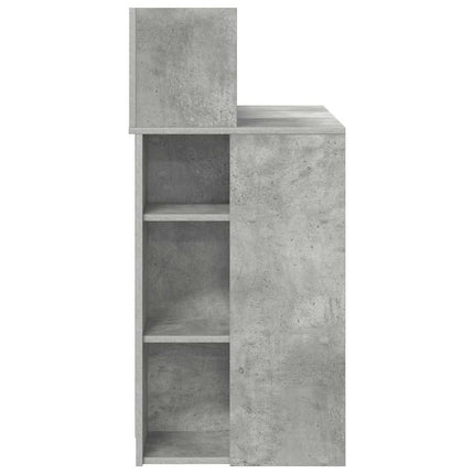 Bord Beton Grå Konstrueret træ 90 x 48 x 101,5 cm
