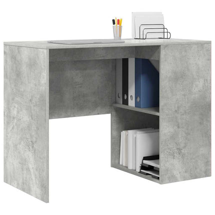 Bord Beton Grå Konstrueret træ 102 x 50 x 75 cm