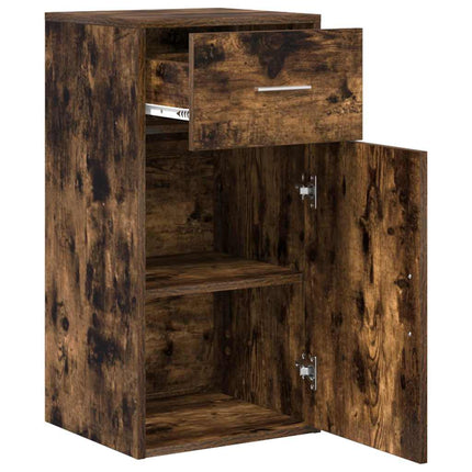 Sideboard med skuffe Røget eg 38 x 34 x 75 cm