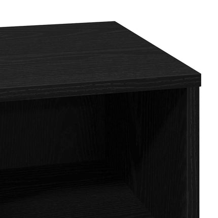 Natskab 2 stk. Sort eg 50 x 34,5 x 50 cm. Konstrueret træ