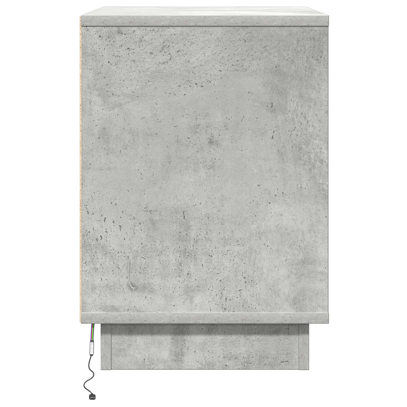 Natskab med skuffe Beton Grå 50 x 34,5 x 50 cm. Konstrueret træ