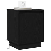 Natskab 2 pcs Sort eg 39 x 34,5 x 50 cm Konstrueret træ