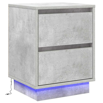 Natskab 2 stk. Beton Grå 39 x 34,5 x 50 cm Konstrueret træ