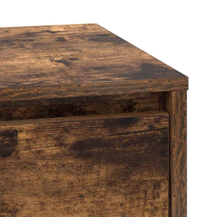 Natskab 2 stk. Røget eg 39 x 34,5 x 50 cm Konstrueret træ