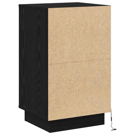 Natskab Sort eg 39 x 34,5 x 65 cm Konstrueret træ