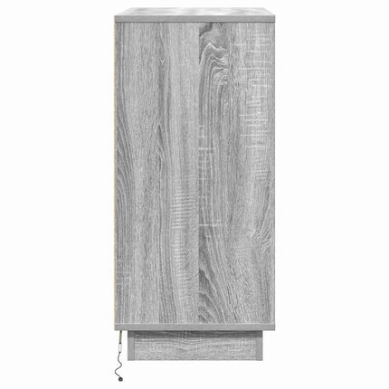 Natskab Grå 71 x 34,5 x 75 cm Konstrueret træ