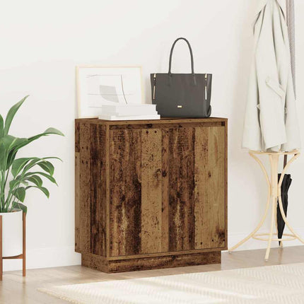 LED Sideboard til Gammelt træ 71 x 34,5 x 75 cm