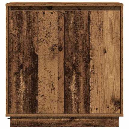 LED Sideboard til Gammelt træ 71 x 34,5 x 75 cm