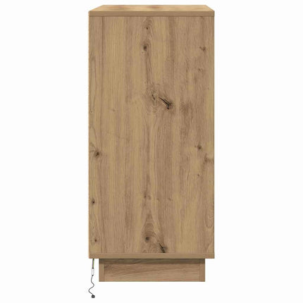 LED Sideboard Artisan-eg 71 x 34,5 x 75 cm Konstrueret træ