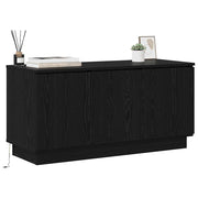 TV-skab Sort eg 100 x 38 x 49 cm Konstrueret træ
