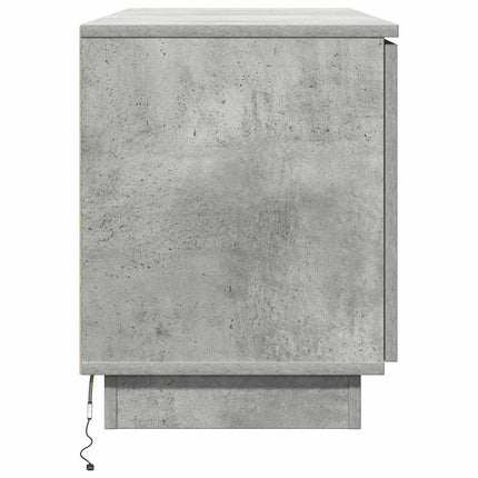 TV-skab Beton Grå 100 x 38 x 49 cm Konstrueret træ