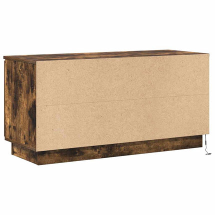 TV-skab 100 x 38 x 49 cm Røget eg Konstrueret træ