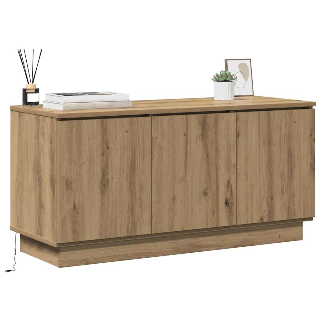 TV-skab Artisan Egetræ 100 x 38 x 49 cm Konstrueret træ