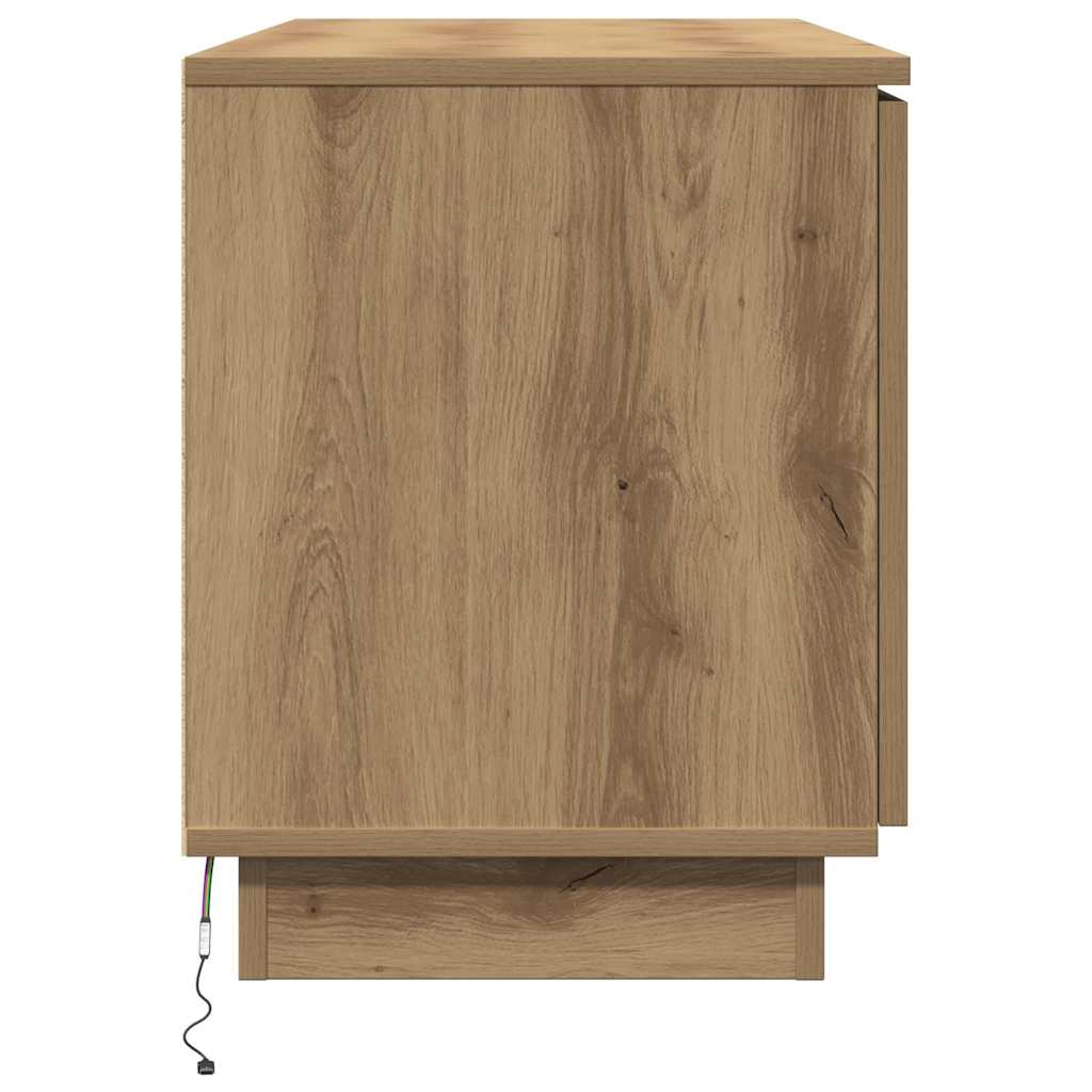 TV-skab Artisan Egetræ 100 x 38 x 49 cm Konstrueret træ