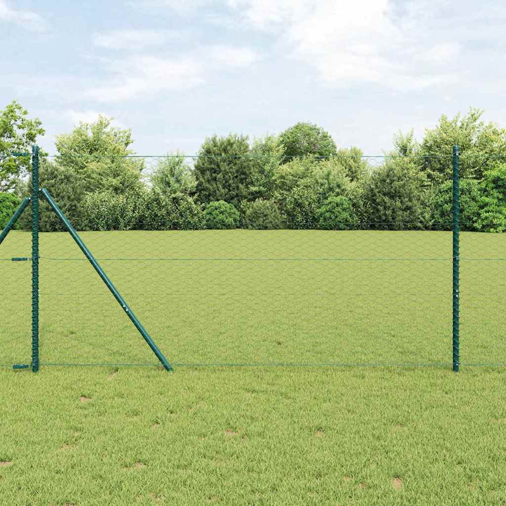 Grundfikseret svejset trådgærde 25 x 1,4 m (B x H)