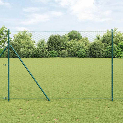 Udendørs sekskantet hegnsfastgørelse 25 x 1,5 m PVC-belagt stål