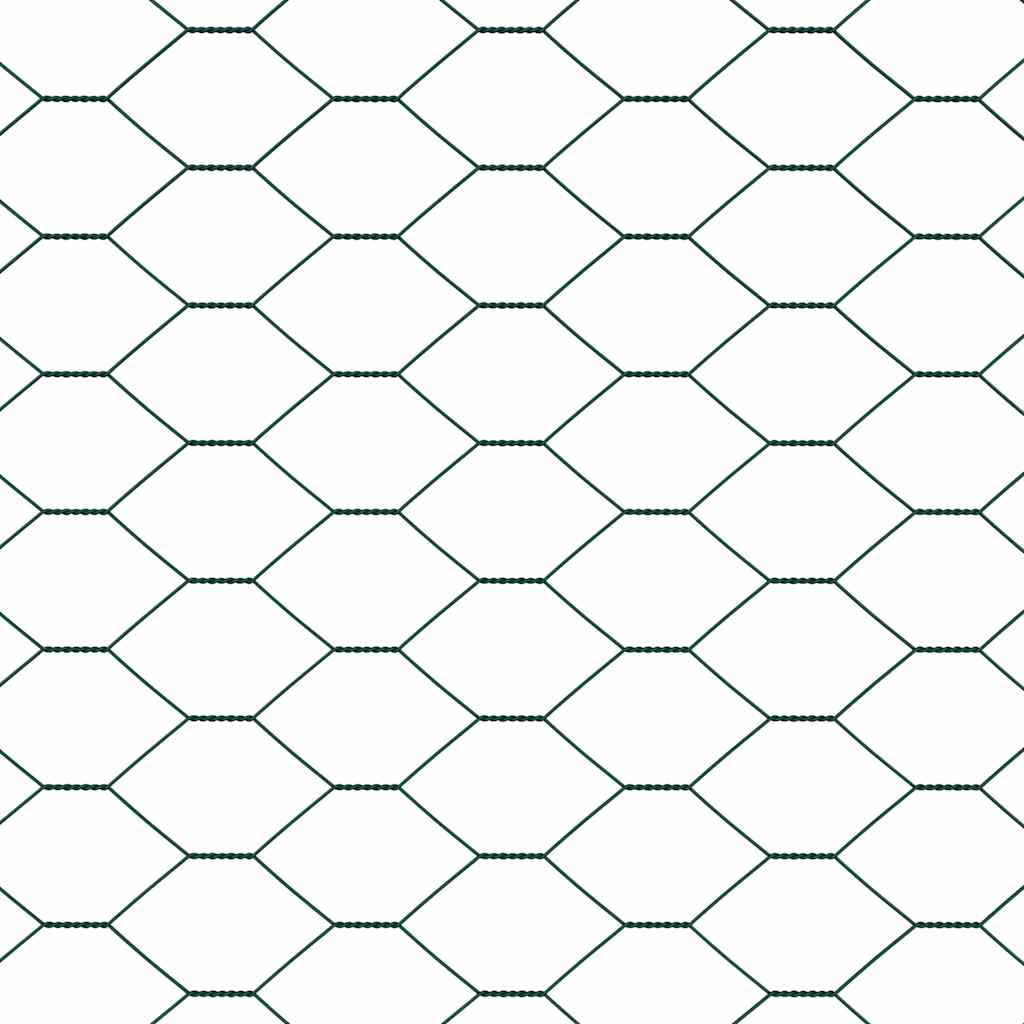 Hegnspæl Grøn 50 x 0,4 m (36 mm mesh) Stål og PVC