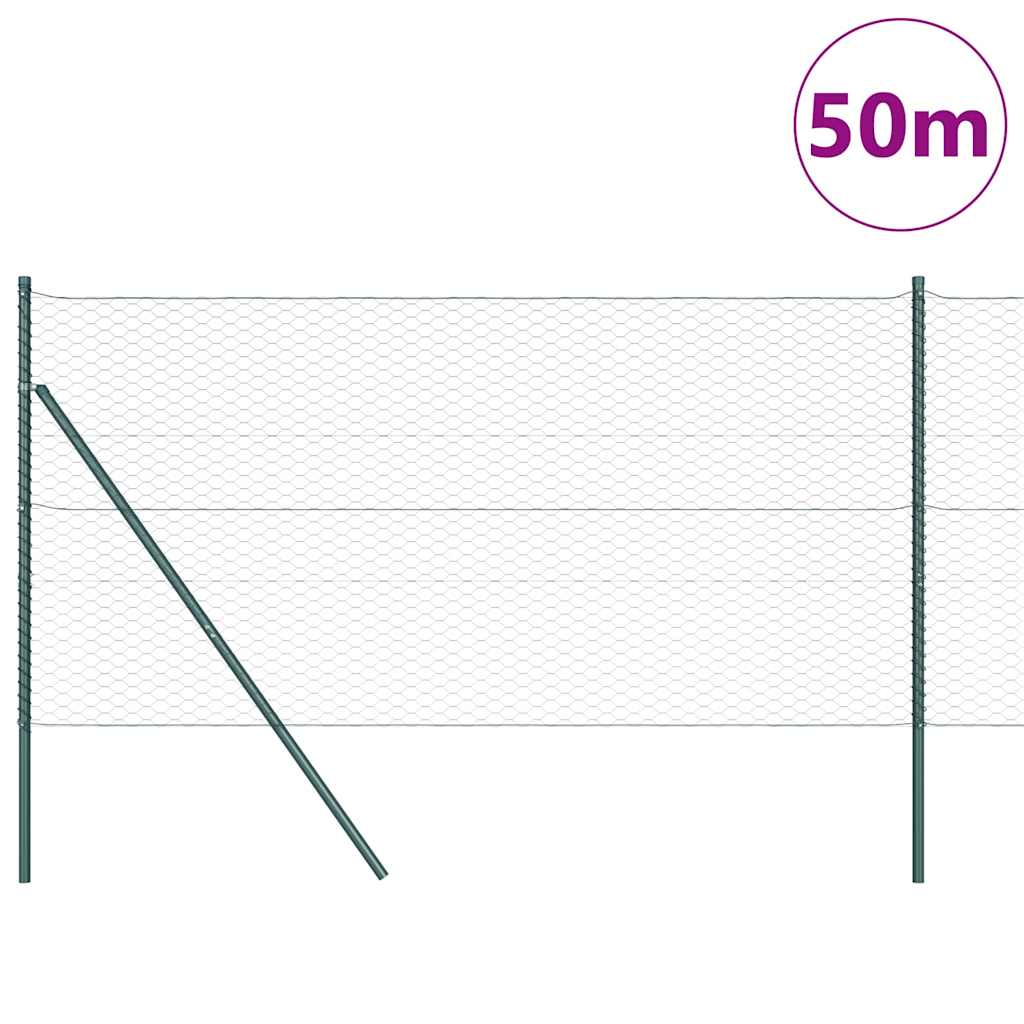 Grundfikseret svejset trådgærde 50 x 1,4 m (B x H)