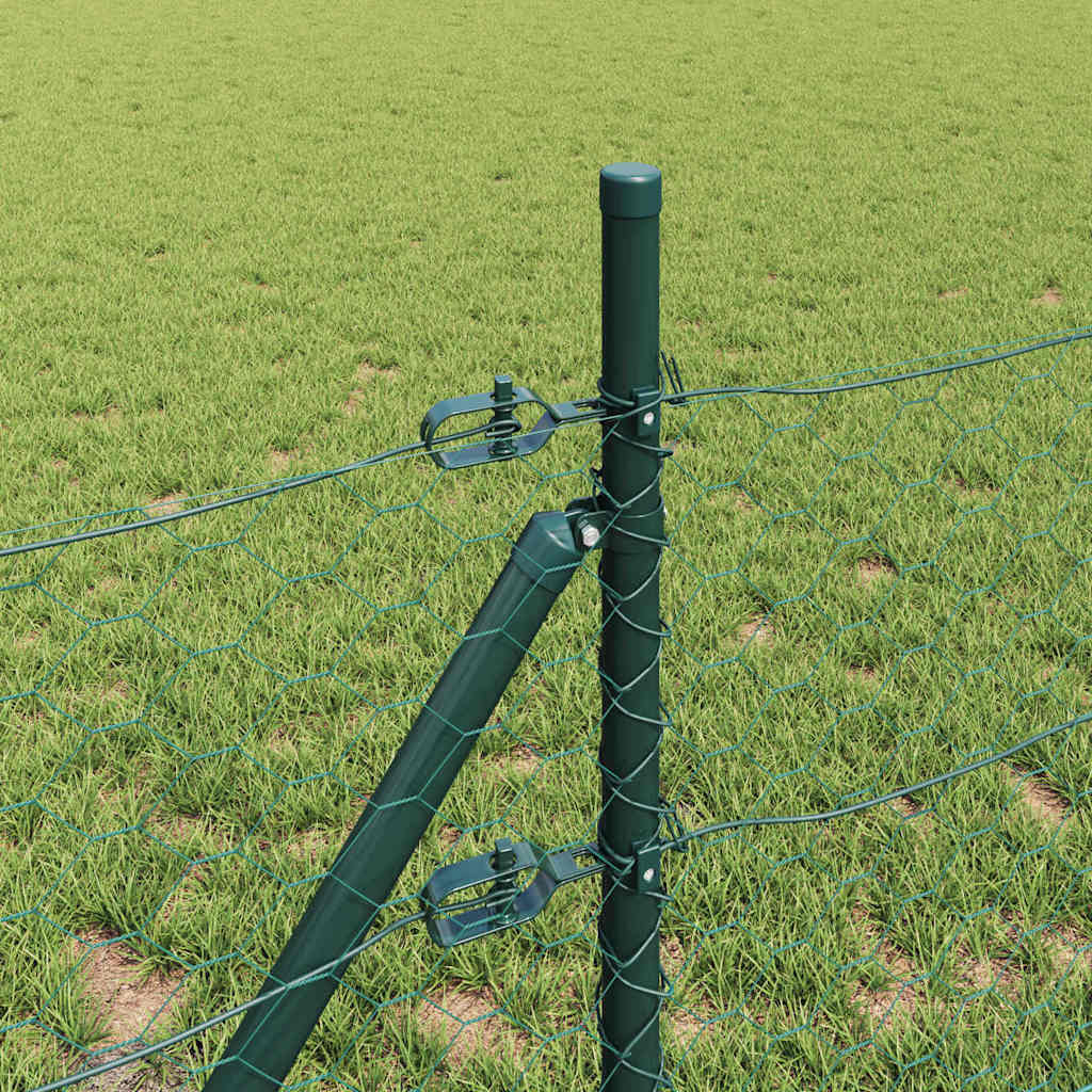 Grundfikseret svejset trådgærde 100 x 0,8 m (B x H)