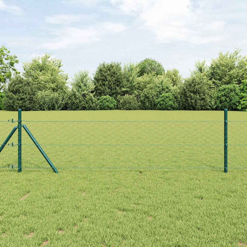 Grundfikseret svejset trådgærde 100 x 0,8 m (B x H)